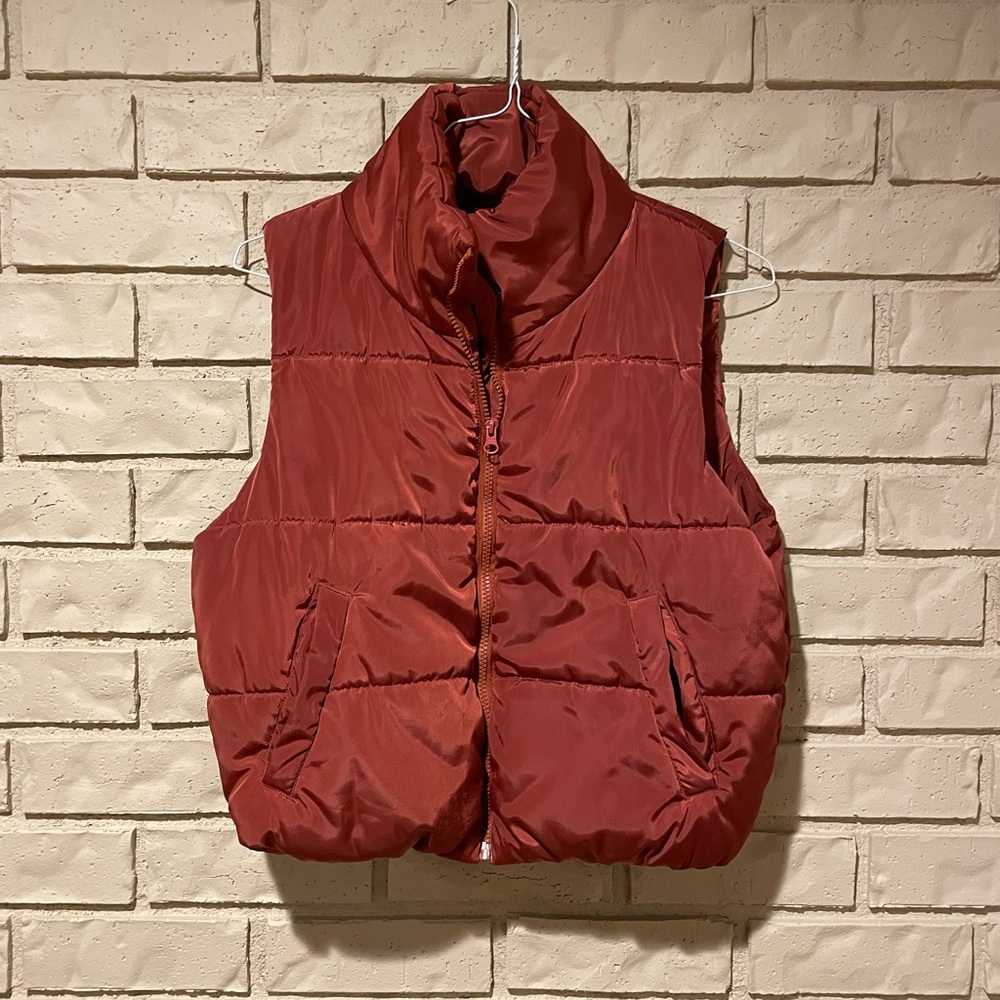 Women's Rust Puffer Vest